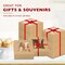25 Pieces Bakery Boxes with Window 6x6x3 Kraft Cake Box Cardboard Bakery Packaging for Cupcake, Cookies and Pastry, Auto-Popup Treat Box Charcuterie Box for Valentine's Day, Christmas